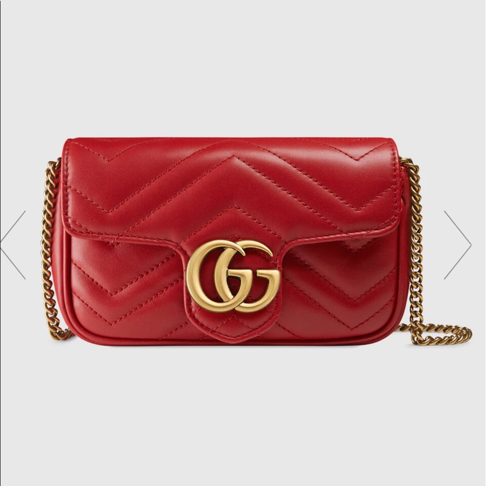 Gucci Marmont Matelasse Leather Super Mini
